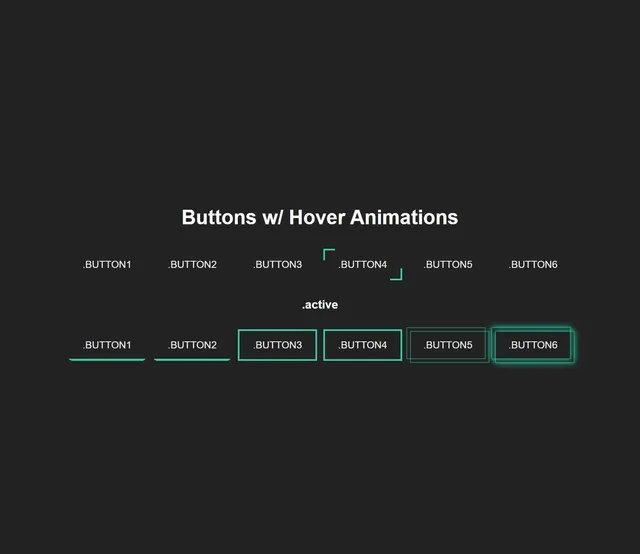 CSS Button Animations